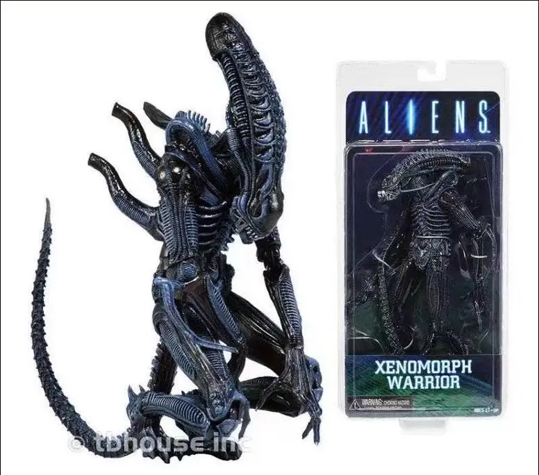 NECA ALIEN Xenomorph Warrior Sergeant Craig Windrix ПВХ фигурка Коллекционная модель игрушки 19 см - Цвет: A