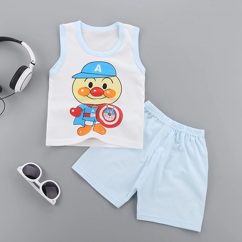 Новорожденных одежда для малышей девочек Комплекты одежды мальчиков cartoonvest