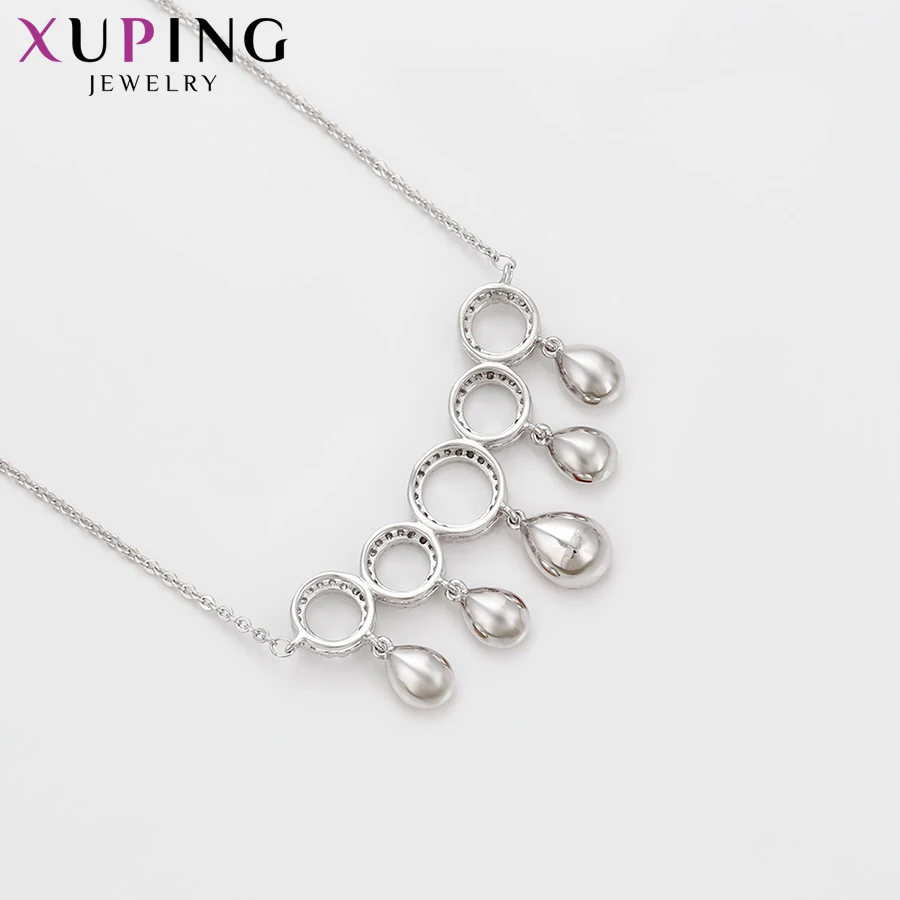 Xuping Water Dorp ожерелье кристаллы от Swarovski красочные романтические ювелирные изделия