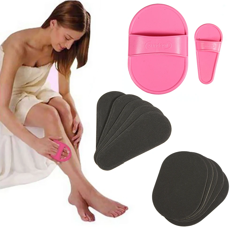 1 Set Female Superfine Sandpaper Body Facial Hair Removal Multifunctional Hair Shaving Device Health Care Face Remover Tools 40