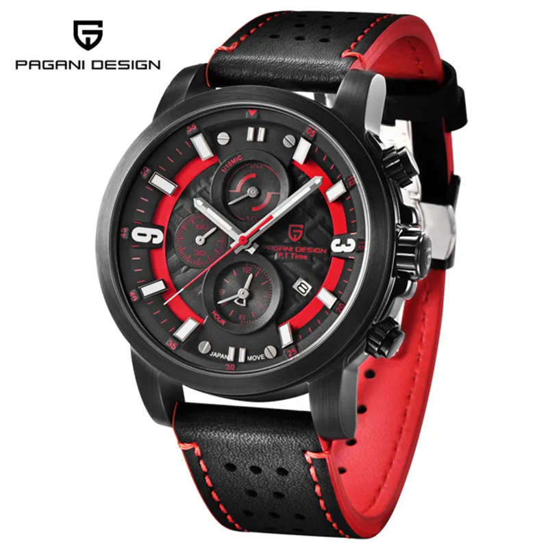 PAGANI DESIGN Top Luxury Brand Men Watch Waterproof Quartz Watch Fashion Military Men Wristwatch Countdown Clock Relojes Hombre enlarge