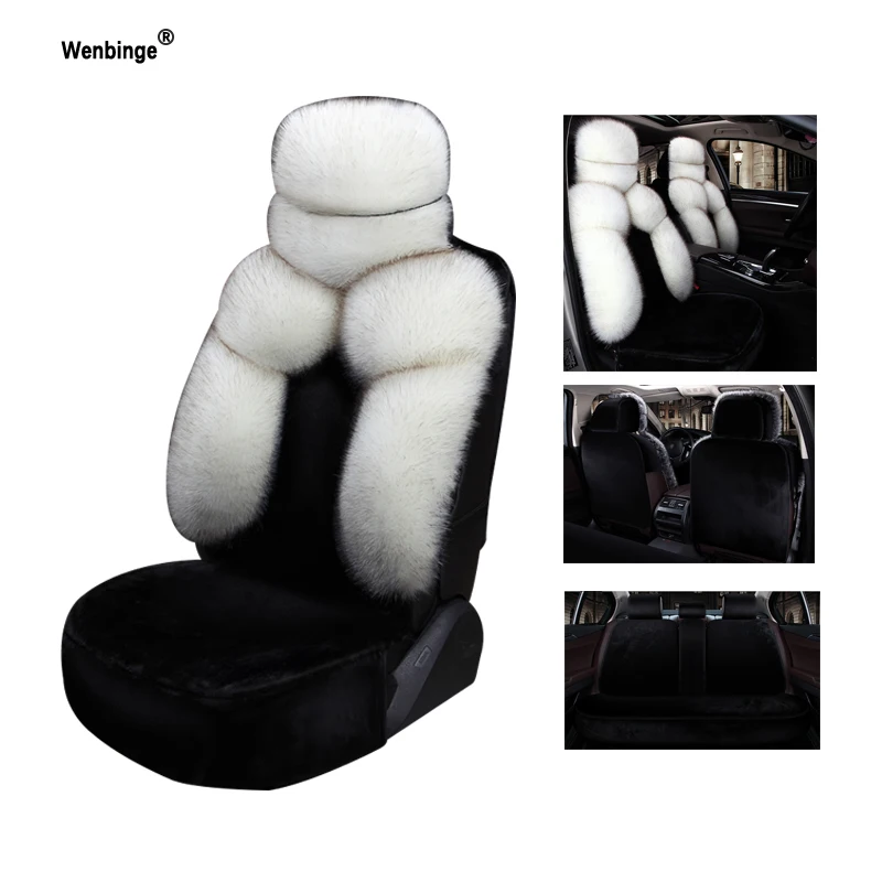 

wenbinge Plush Universal car seat cover For lada granta fiat palio mazda 626 rx460 mitsubishi pajero automobiles accessories