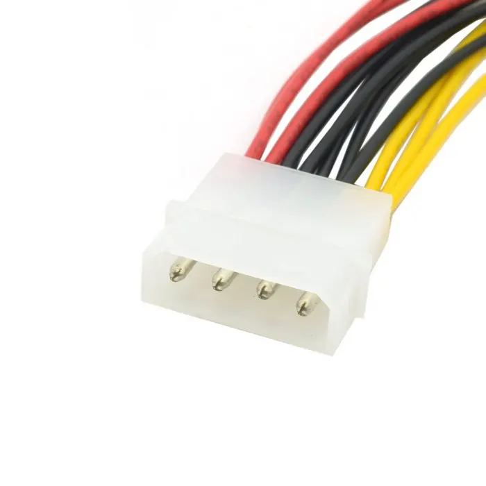 

IDE 4 Pin Male to 3 IDE Female Y Type Splitter Power supply Extension Cable 10cm for Hard Disk