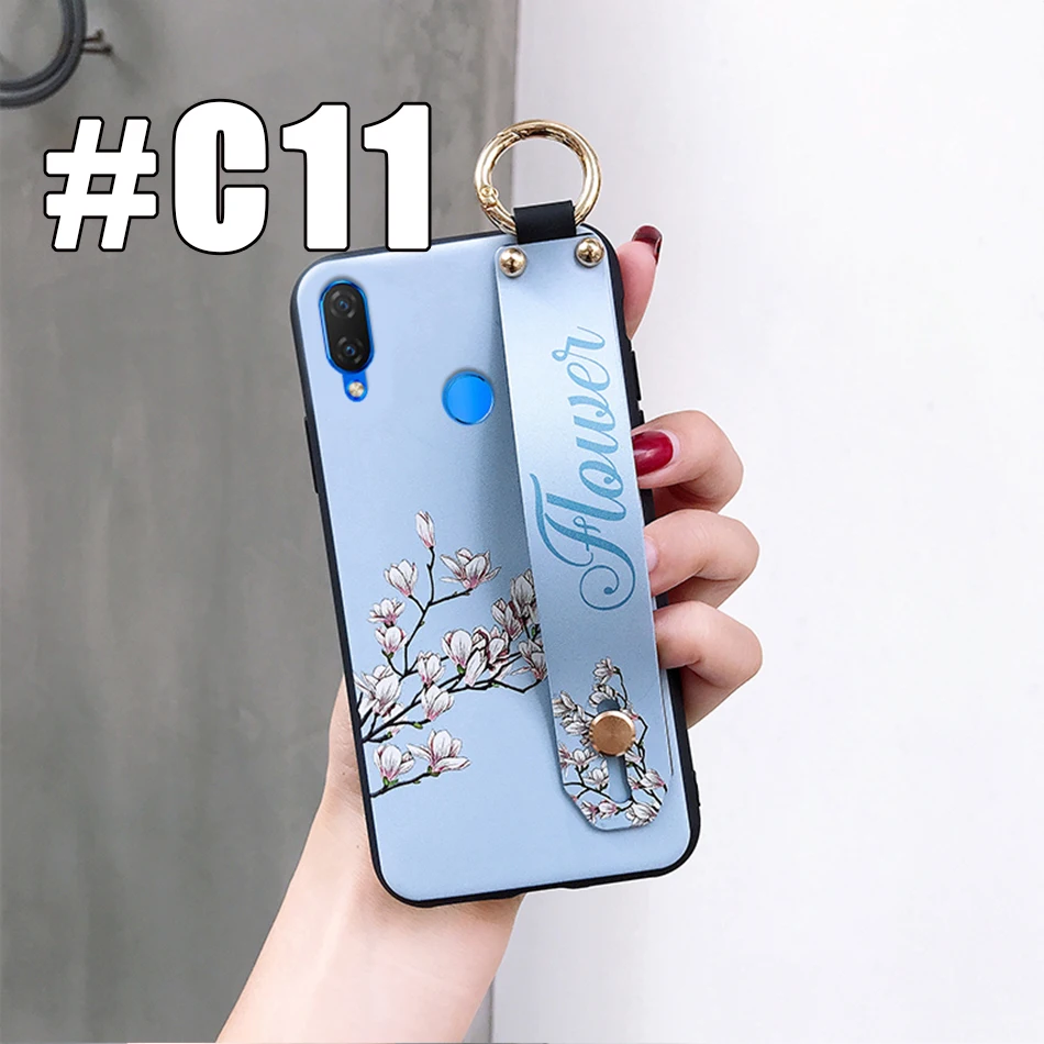 C11 Для huawei P20 Lite mate 20 P30 Lite чехол Модный шнурок для цветов Чехол-подставка для huawei P20 P30 Pro mate 20X20 Pro мягкий чехол - Цвет: C11