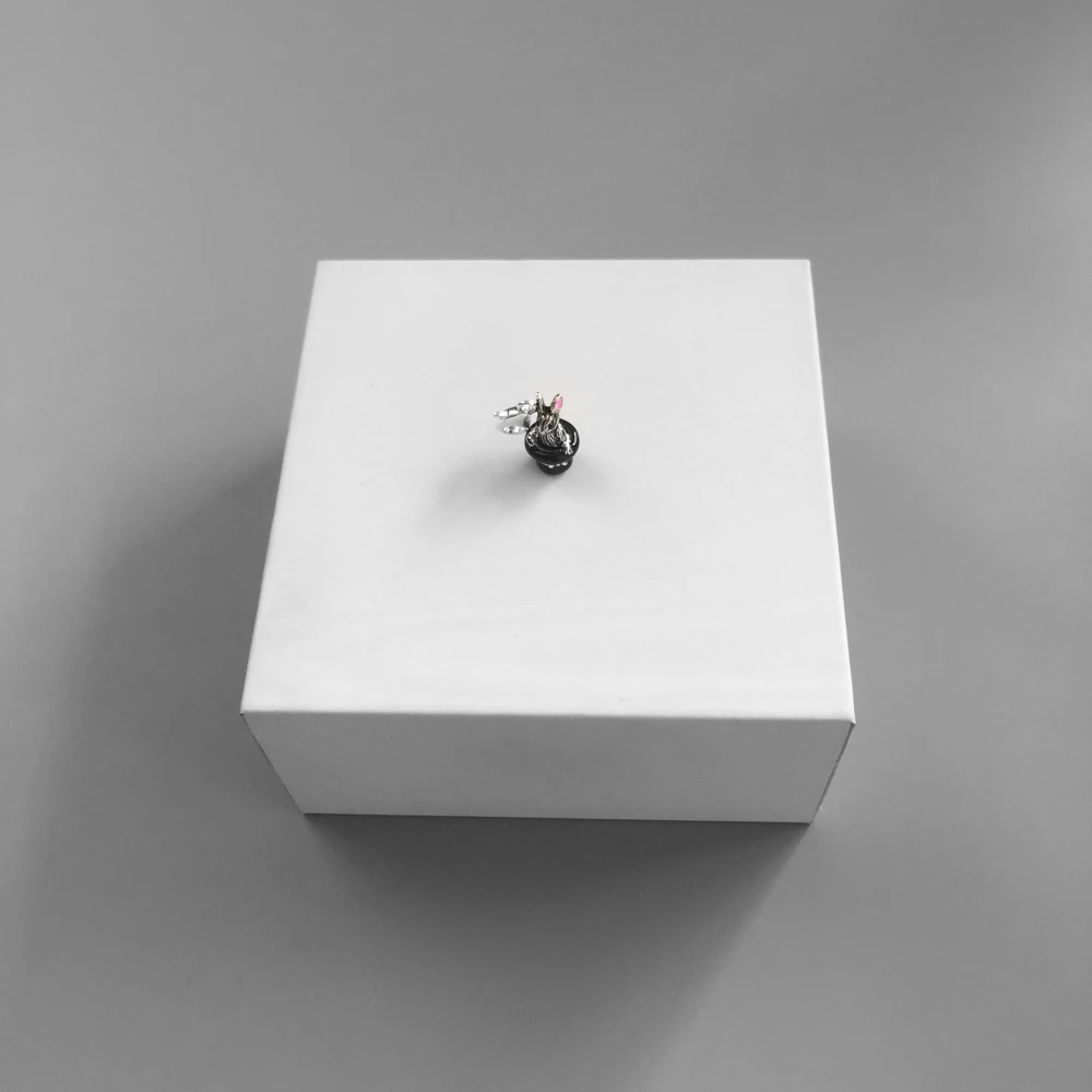 Синий винтажный телефон модные ювелирные изделия 2018 серебро 925 пробы подарок для