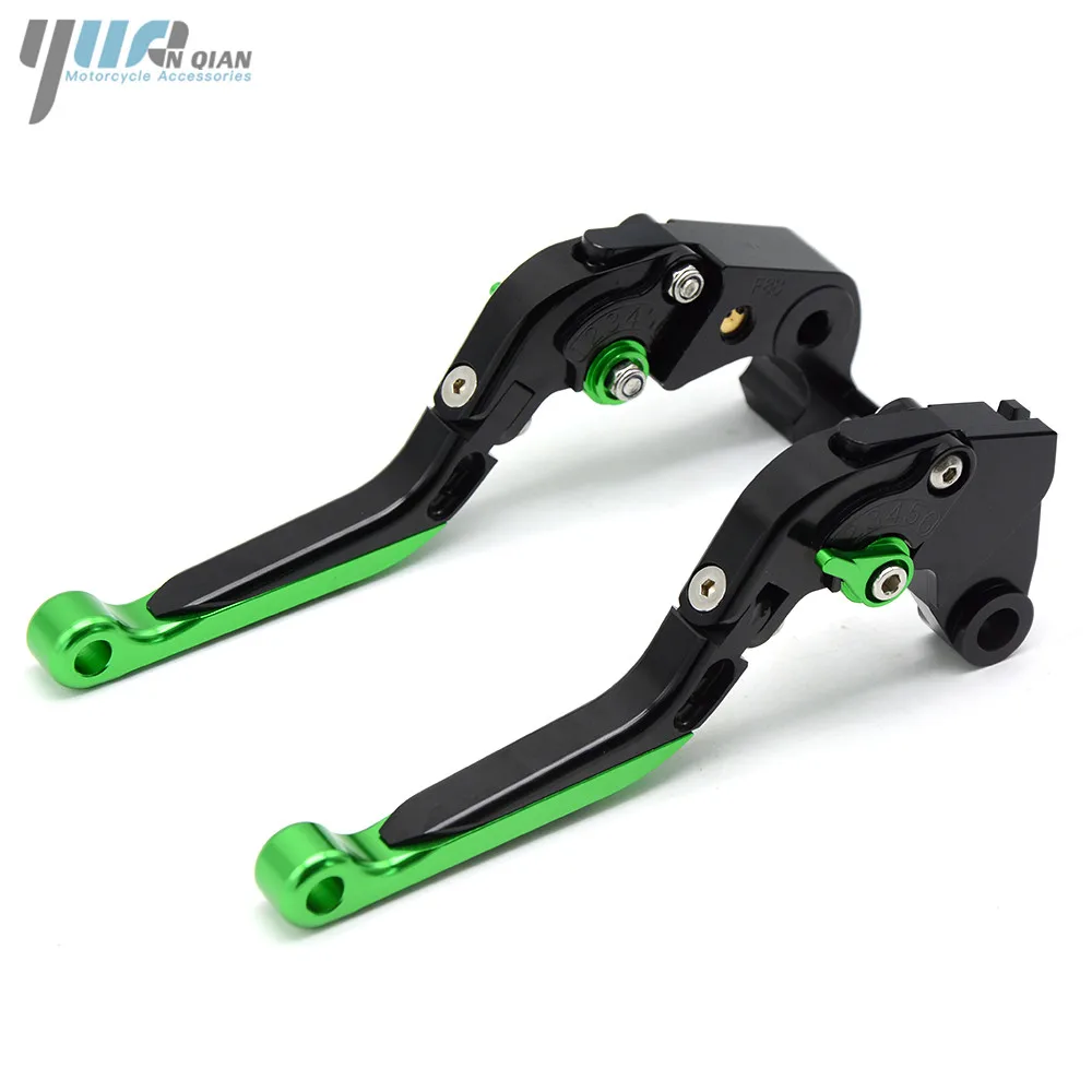 YUANQIAN складные рычаги сцепления для Kawasaki ZX10R 04 05 ZX6R/ZX636R/ZX6RR 2000 ZX12R ZX9R 03 Z1000 2003 06|brake clutch