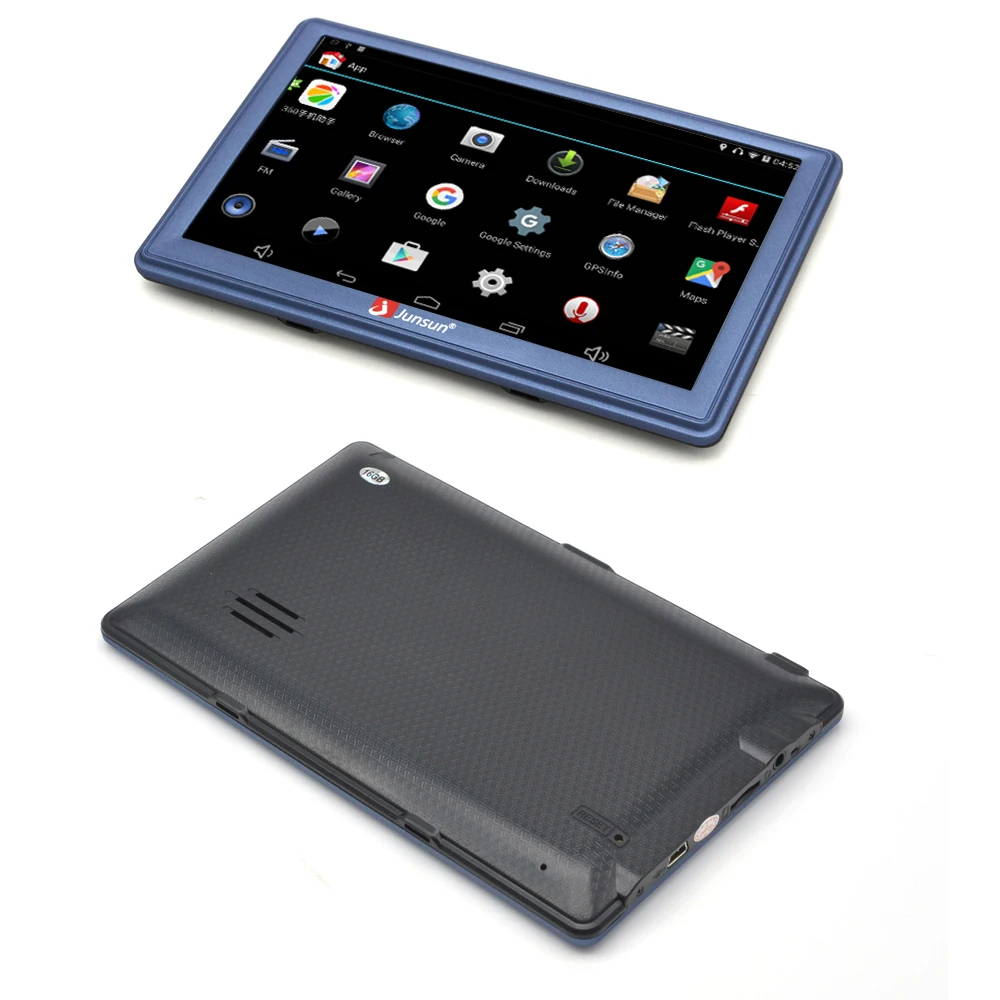 Junsun 7 дюймов android автомобильный GPS навигации навигатор MT8127A Bluetooth WI FI fm передатчик