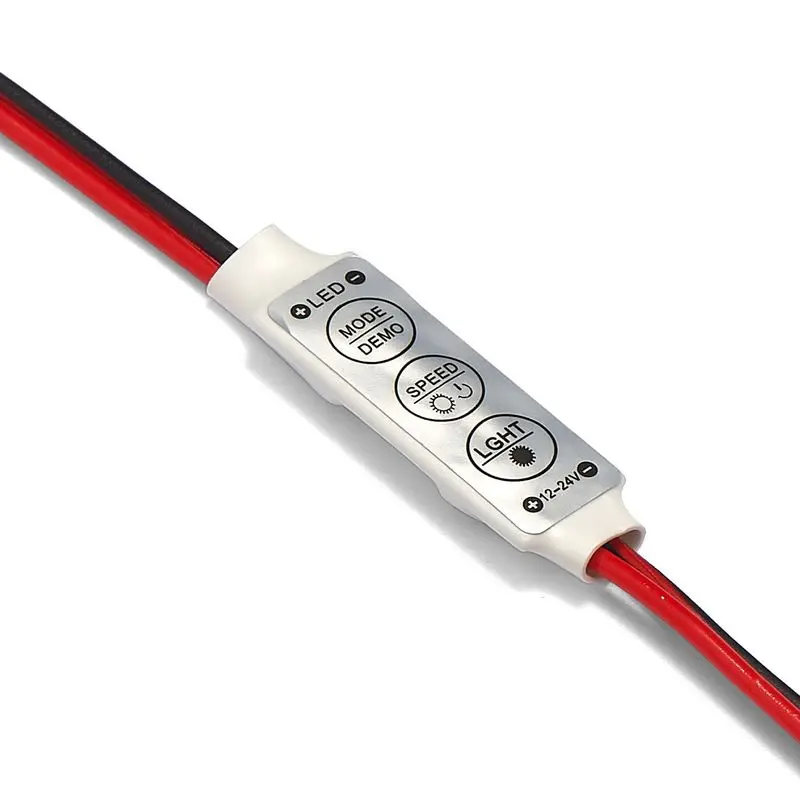 Мини регулятор яркости для светодиодных лент 3 клавиши|control dimmer|dimmer lightdimmer 220v |