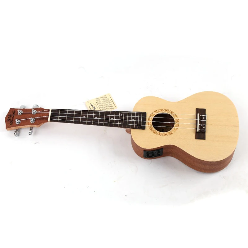 Музыкальные инструменты 23 дюйма четыре струны укулеле гитара 17 ладов арочная