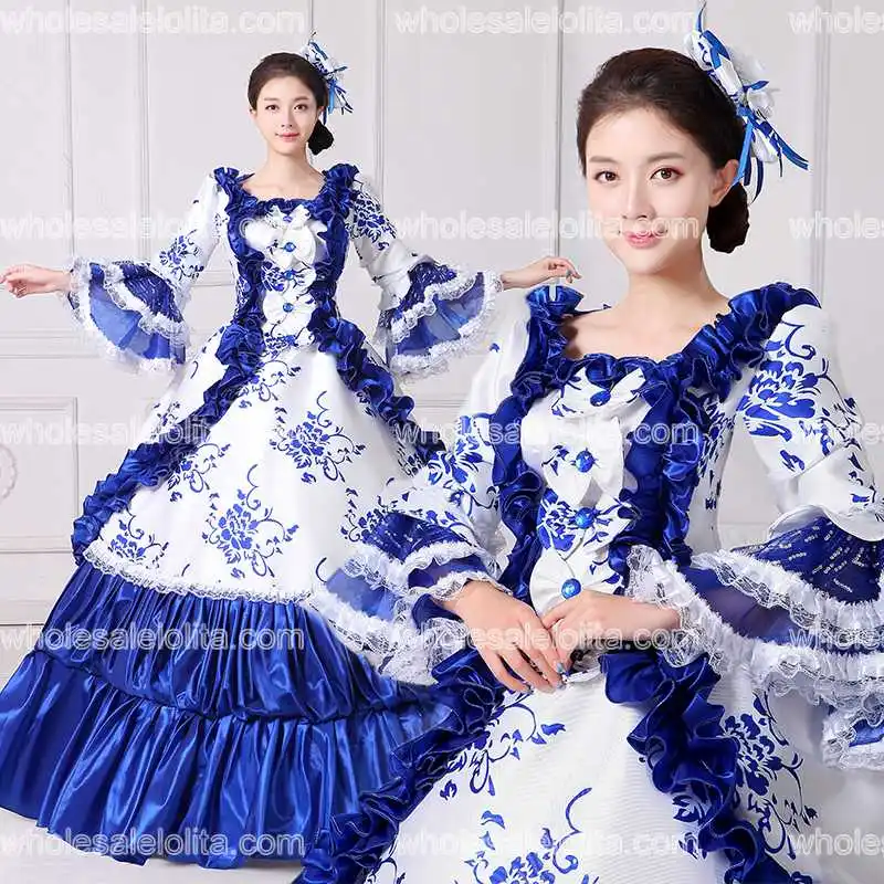 Совершенно новое кружевное платье для бала-маскарада с принтом Марии Антуанетты