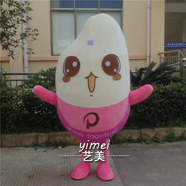 Новинка 2017 года Новое поступление Еда риса маскарадный костюм талисмана для