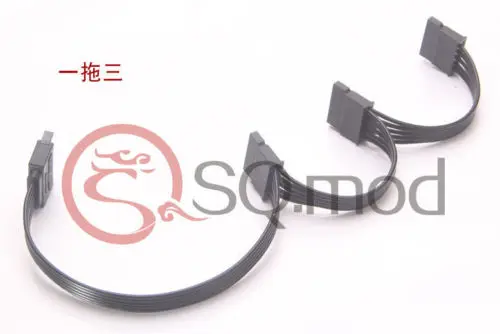 15Pin SATA male к 1/2/3/4/5 портам female компьютерный жесткий диск кабель HDD клетка caddy Power