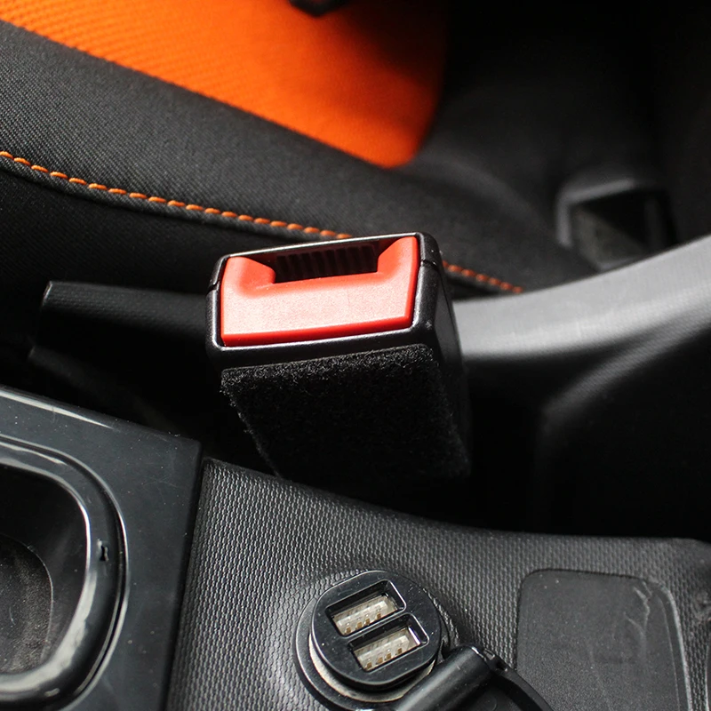 4 шт./компл. ремня безопасности наклейка на розетку для Mercedes Smart Fortwo 453 451 450 сиденье пряжка на ремешке Защита Анти-столкновения