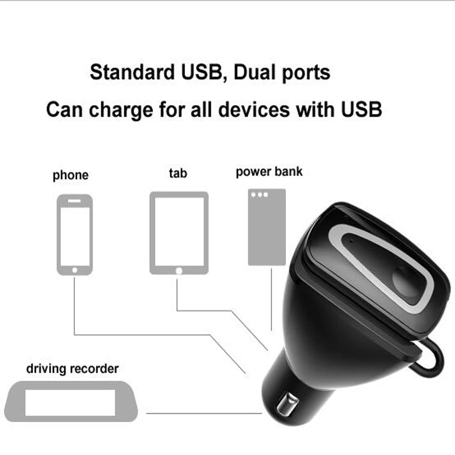 Автомобильный Беспроводной Bluetooth 4 1 наушники гарнитура автомобильный комплект