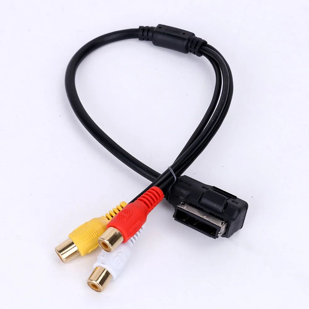 Никакой ошибки! Ами MMI RCA 3RCA DVD видео аудио Вход Aux кабель Провода для Audi ami A3 A4 A6 A7 A8 Q5