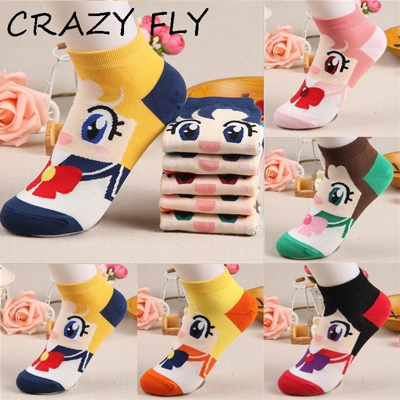 Магазин Crazy Fly/милые женские носки с героями мультфильмов для девочек в стиле