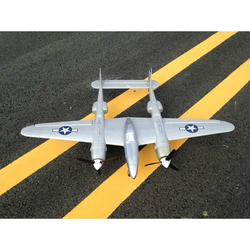 MD P38 1200 мм размах крыльев EPO RC самолет Lockheed P 38 освещение зум PNP фиксированное крыло