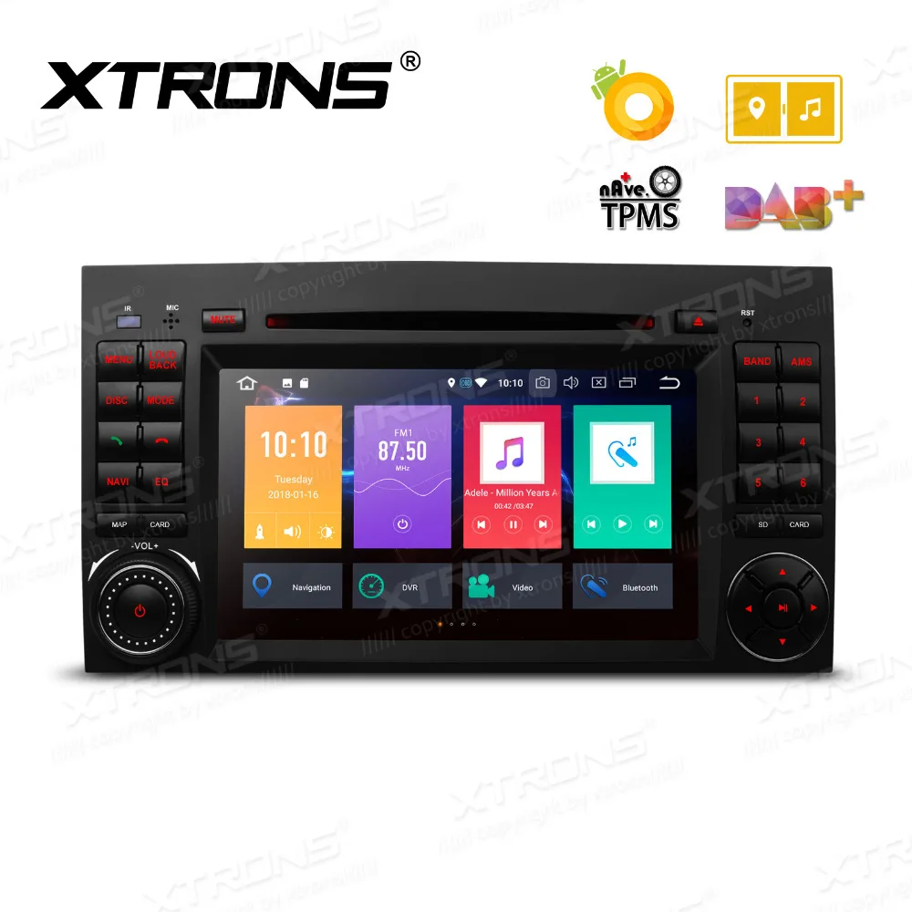 XTRONS 7 &quotAndroid 8 0 Восьмиядерный автомобильный dvd плеер для Mercedes Benz W245 W169 Viano Vito W639