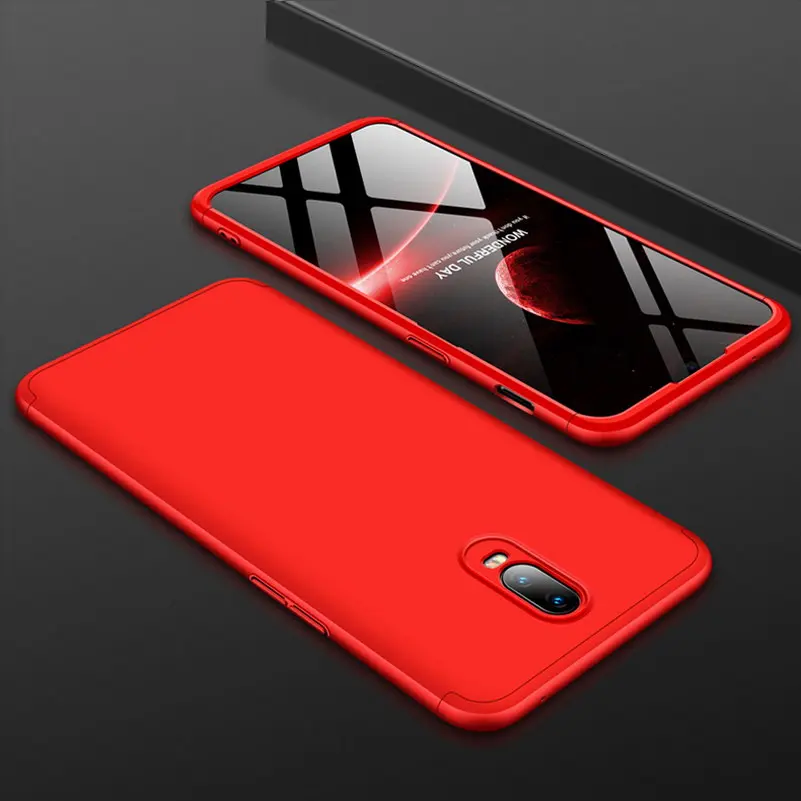 3-в-1 полный Защитный чехол для oneplus 6 T чехол на весь корпус чехол для задней крышки для One Plus 6 t oneplus 6 T 1+ 6 T жесткий чехол