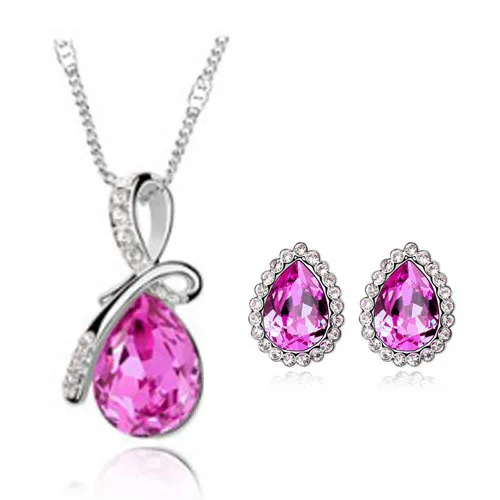 Оптовая продажа новинка 2014 Весенняя коллекция ювелирные наборы с кристаллами