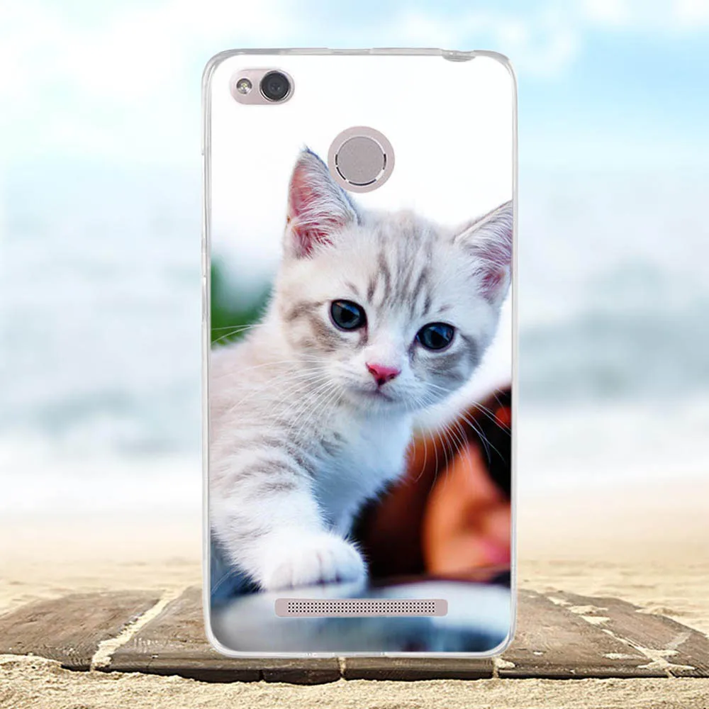 For Xiaomi Redmi 3 Pro Case Silicone Cover Cute Cat Dog 3D Fundas Xiomi Xioami 3s Redmi3s Redmi3 Phone Cases | Мобильные телефоны и