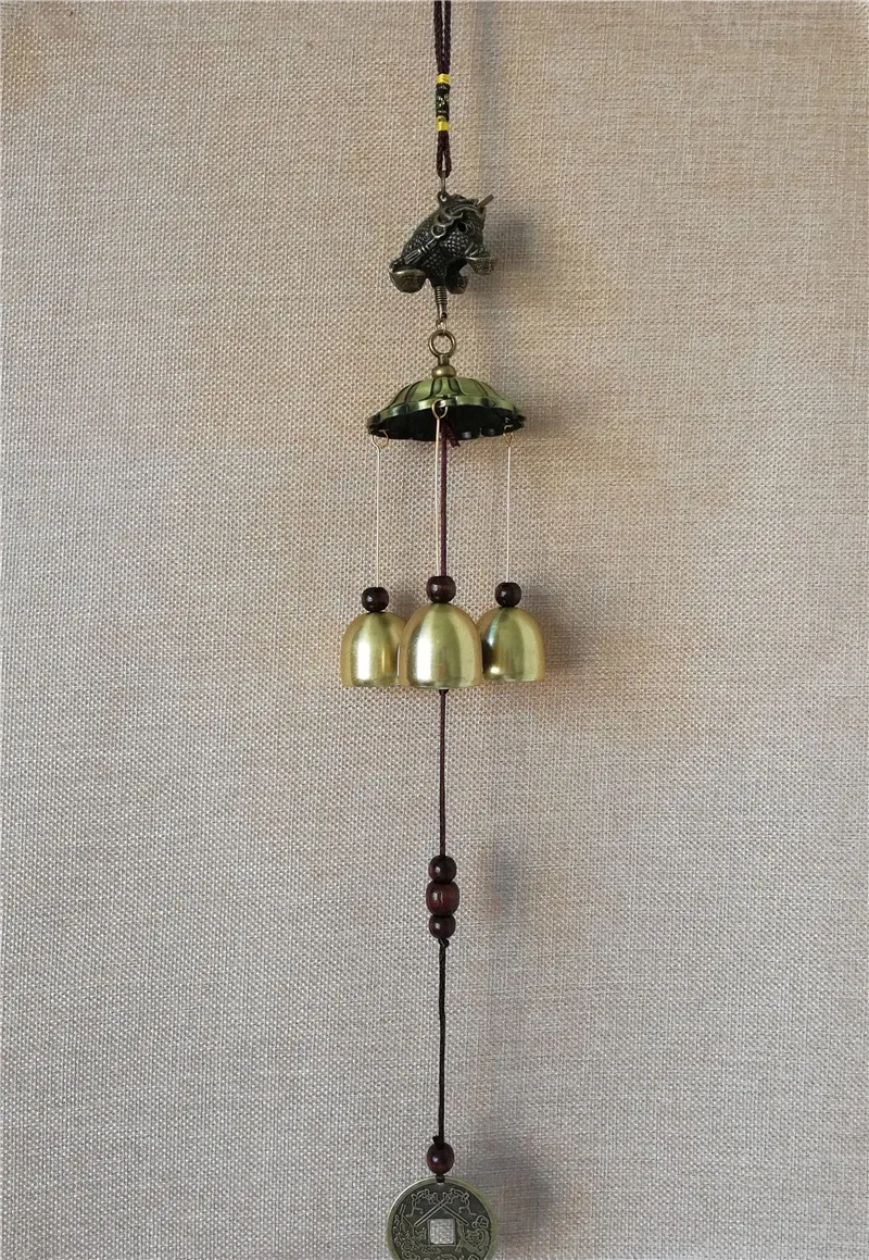 Слон жаба черепаха фэн шуй благоприятный счастливый металл ветер колокольчик
