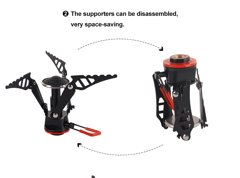 APG Открытый Кемпинг Плита Портативный Пикник Складная Газовая Горелка Мини