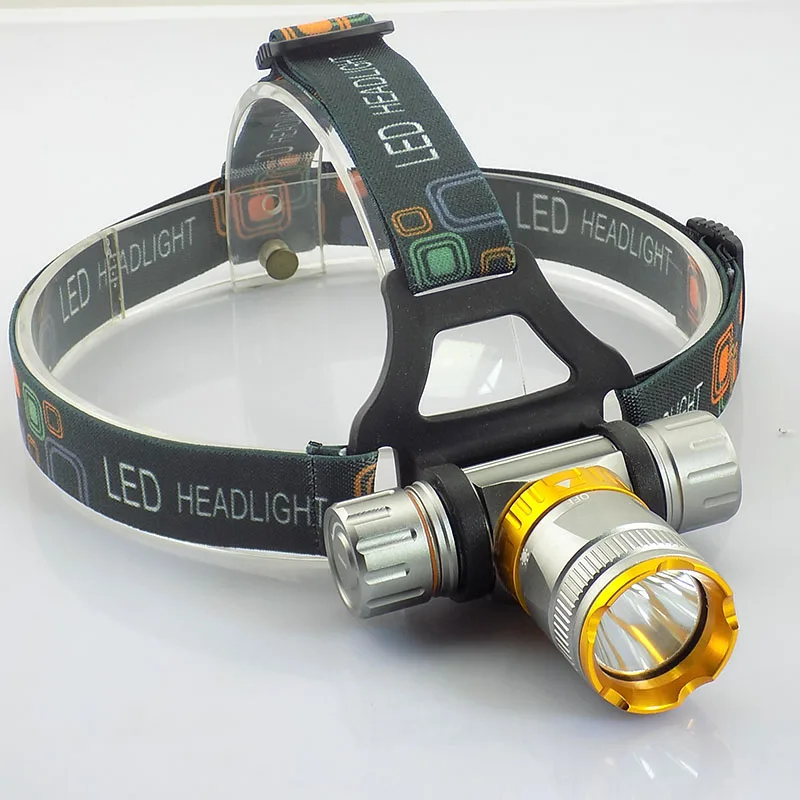 Налобный фонарь T6 светодиодный для дайвинга рыбалки подводного освещения