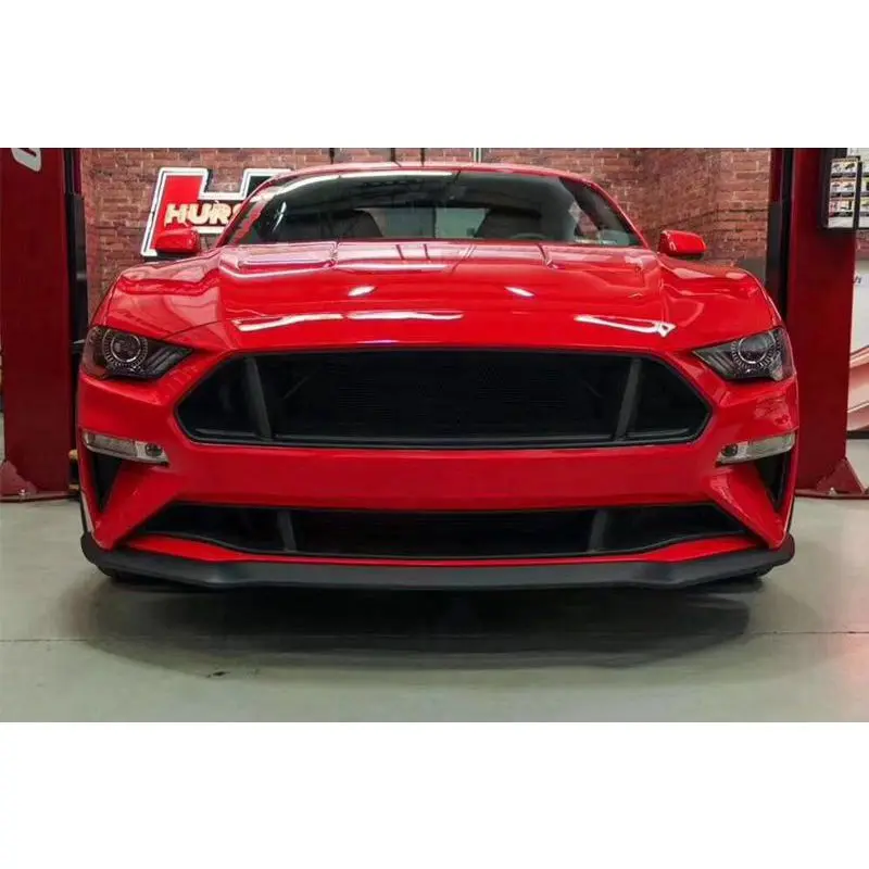 2018 For Ford Mustang Primer Car Fiberglass Front Bumper Net Grille | Автомобили и мотоциклы