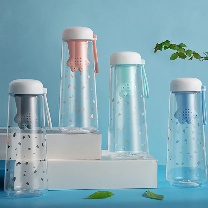 BPA свободная пластиковая чашка для воды герметичные спортивные бутылки с водой
