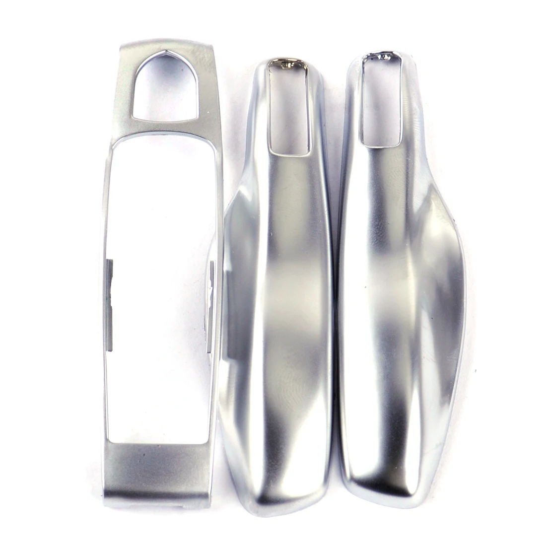 matte silver CITALL оптоволоконный чехол для дистанционного ключа, чехол для ключа, замена, подходит для Porsche Panamera Boxster 911 Macan Panamera - Название цвета: matte silver