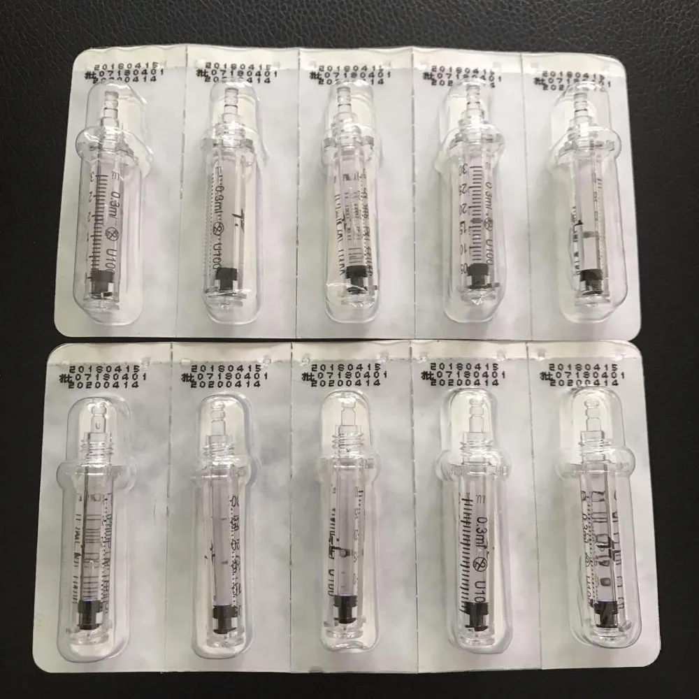 0 3 мл одноразовая ампульная головка для гиалуроновой ручки расходные материалы