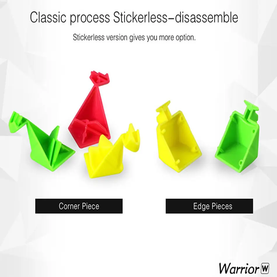 Qiyi 3x3 кубик рубика Warrior W 3x3x3 волшебный куб для начинающих Stickerless 3 слоя скоростной куб профессиональные головоломки игрушки для детей