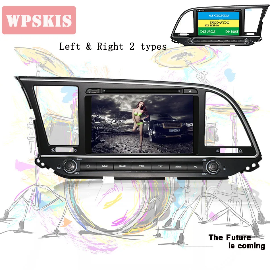 Автомобильный мультимедийный проигрыватель Android 9 0 Восьмиядерный 4 Гб ОЗУ 64 ПЗУ с