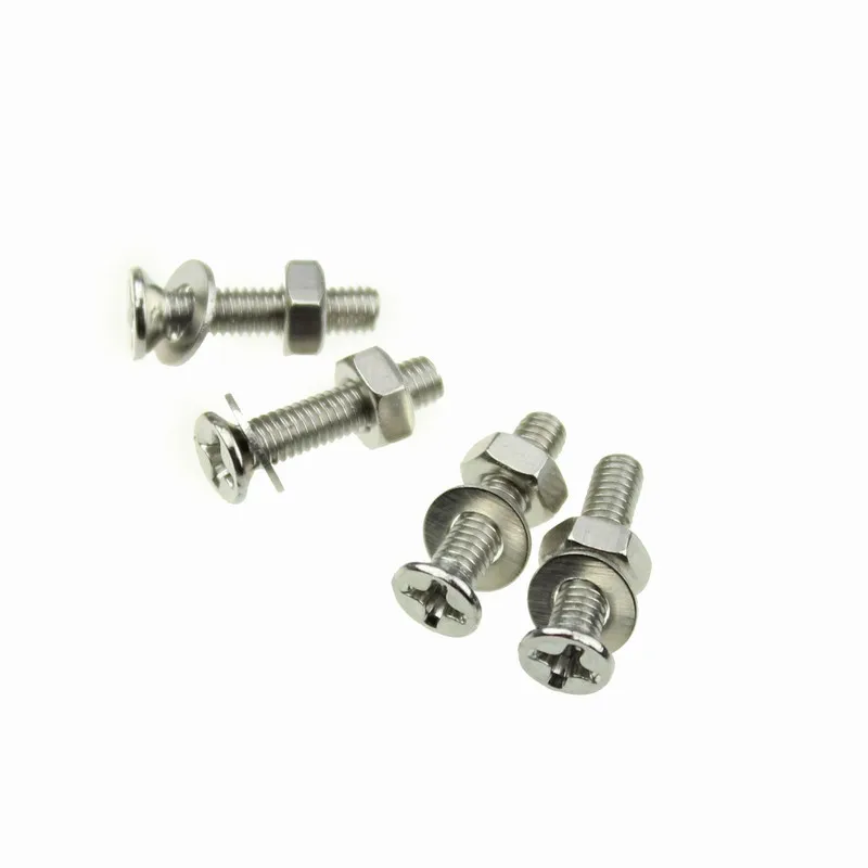 

100 pcs Computer PC Cooling Screws Case Screw For 80mmx80mmx10mm Fan Lenght 14mm M3 x 14mm
