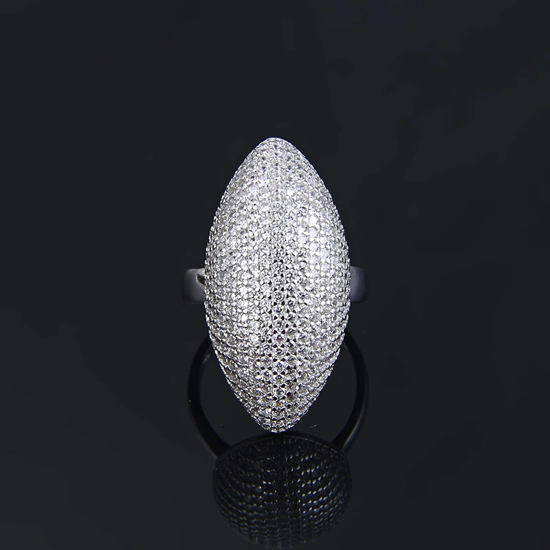 

Designer Fashion 925 Sterling Silver Jewelry 3A Cubic Zirconia Party Ring
