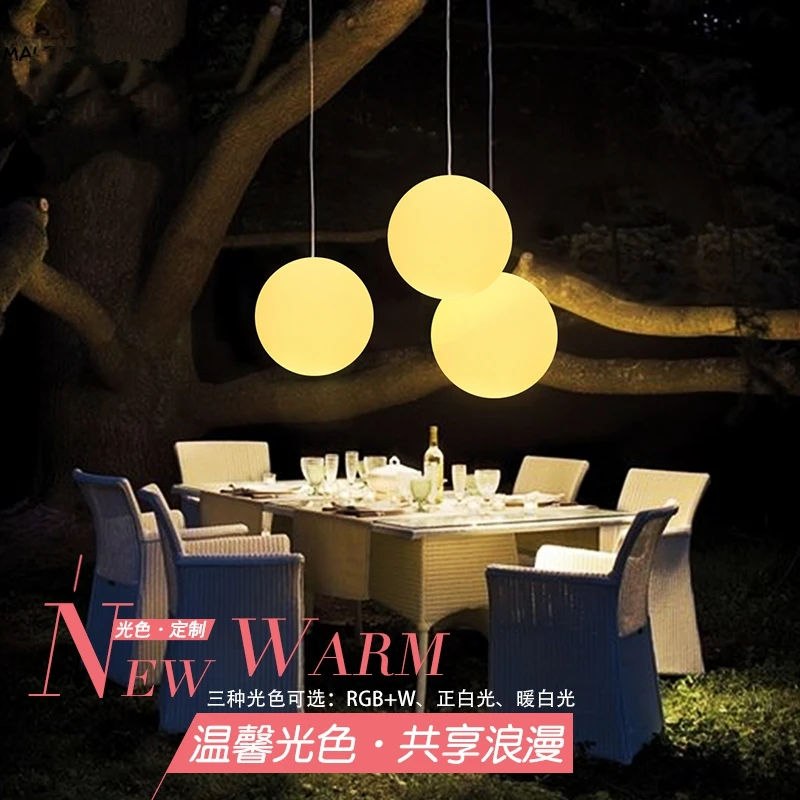 

P61 LED pendant Light Outdoor Indoor Party bar pendant lamp luminaire Remote control colour Industrial Decor Lighting fixtures