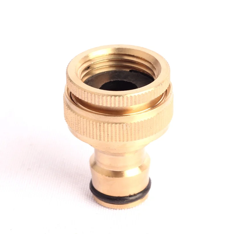 1 шт. NuoNuoWell 1/2 &quot3/4&quot резьба быстрый соединитель 100% латунь кран адаптер для полива