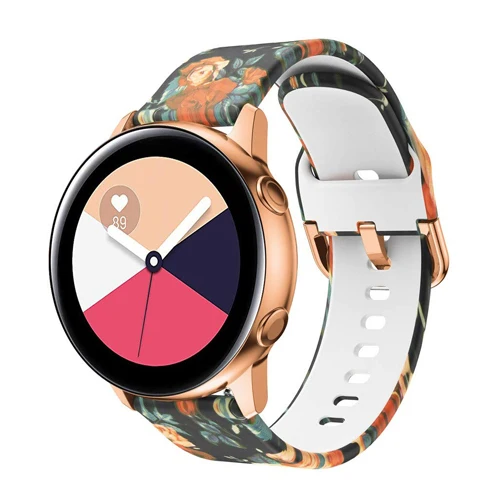 7 20 мм силиконовый ремешок для samsung Galaxy Watch Active 42 мм S2 классический ремешок для часов amazfit bip huawei watch 2 браслета S/L Размер - Цвет ремешка: 7