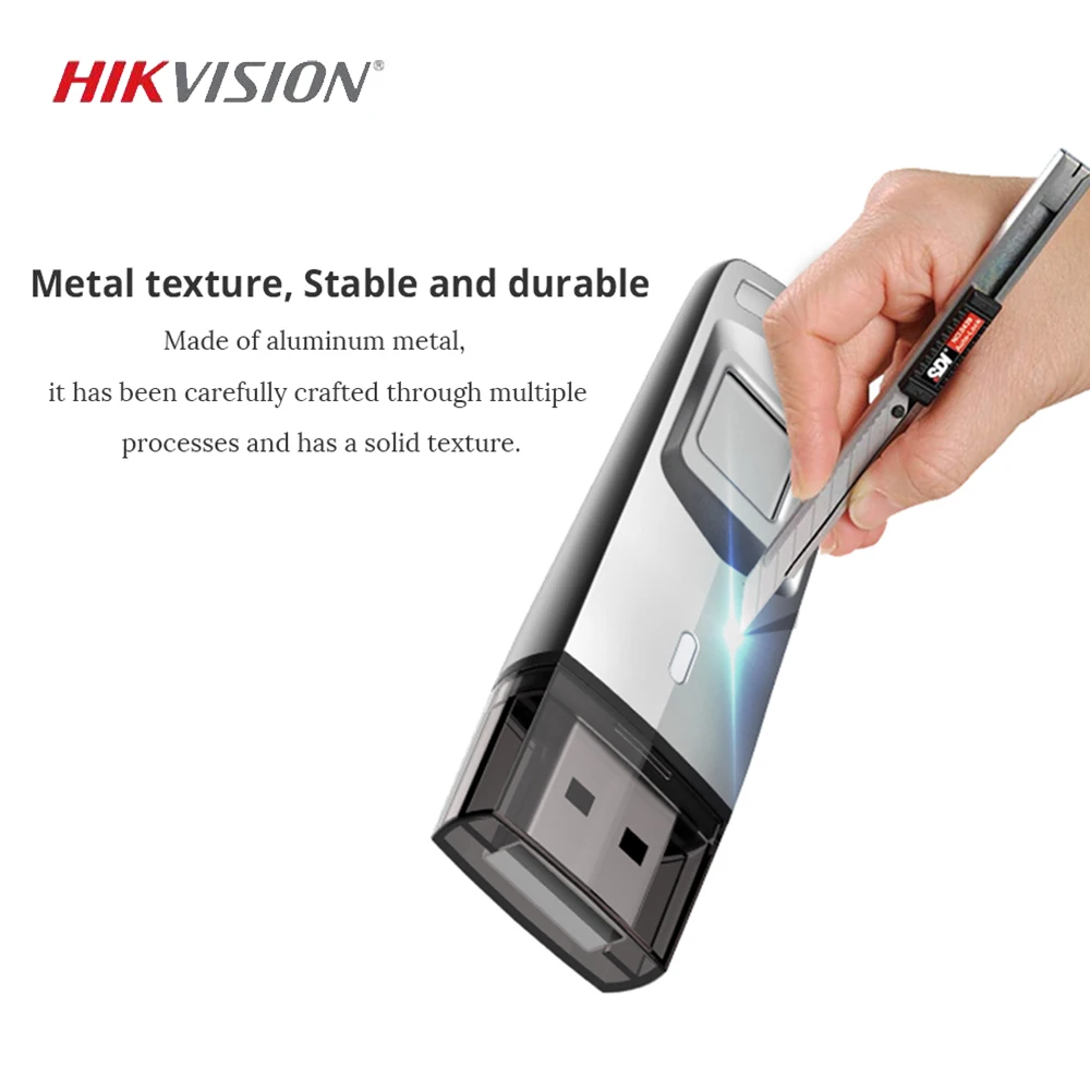 HIKVISION USB флеш накопитель 32 ГБ Флешка отпечаток пальца зашифрованный 3 0 U диск