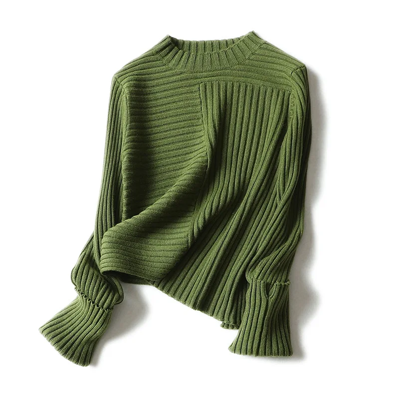 HIGH Quality Wool Cashmere Sweater Winter Women Fashion Solid Color Knitting Tops Female | Женская одежда