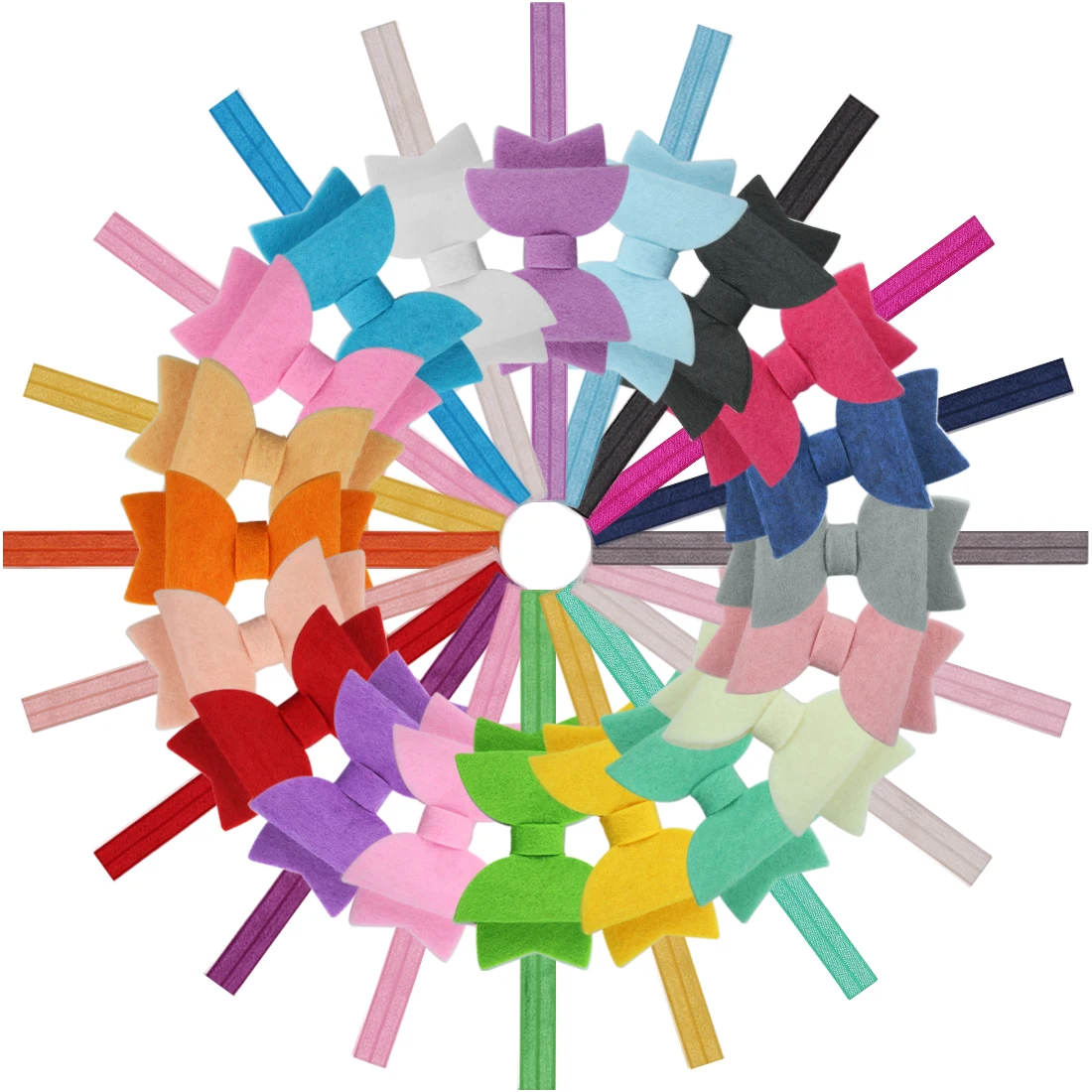 20 шт./компл. женские головные повязки для волос искусственная головная повязка 3