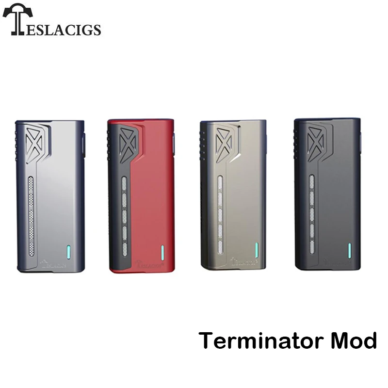 Оригинальный Teslacigs Terminator бокс мод Vape 90 Вт Тесла модель поддержка терминатор танк