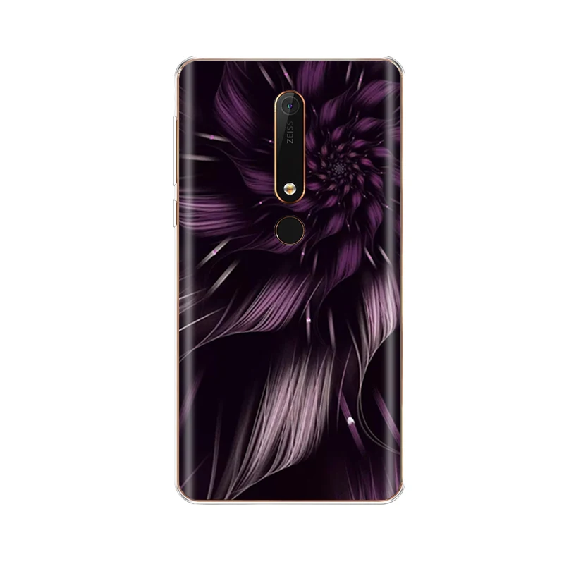 NO.54 Силиконовый чехол для nokia 6 6,1 8 для nokia 6 чехол для nokia 6. 1 plus Мягкий ТПУ чехол для задней панели телефона чехол бампер узор - Цвет: NO.54