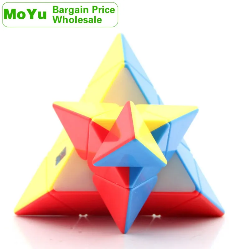 MoYu MoFangJiaoShi Pyraminxeds 3x3x3 набор магических кубиков 3x3 оптовые партии оптом 18 шт. Cubo Magico