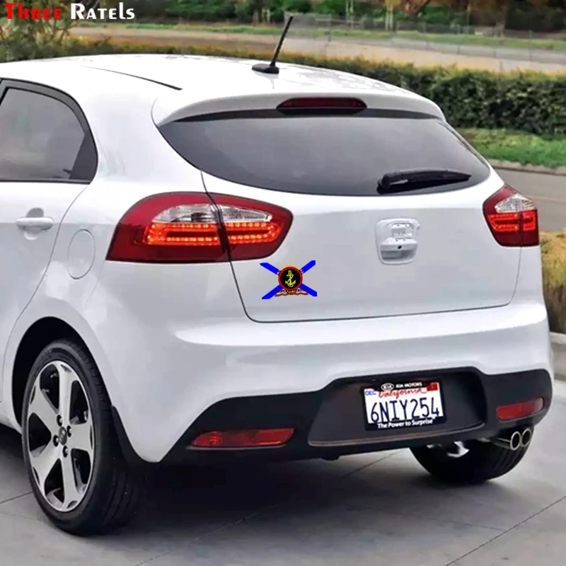 Three Ratels TZ 1718# 18*12см морская пехота где мы там победа прикольные наклейки на авто