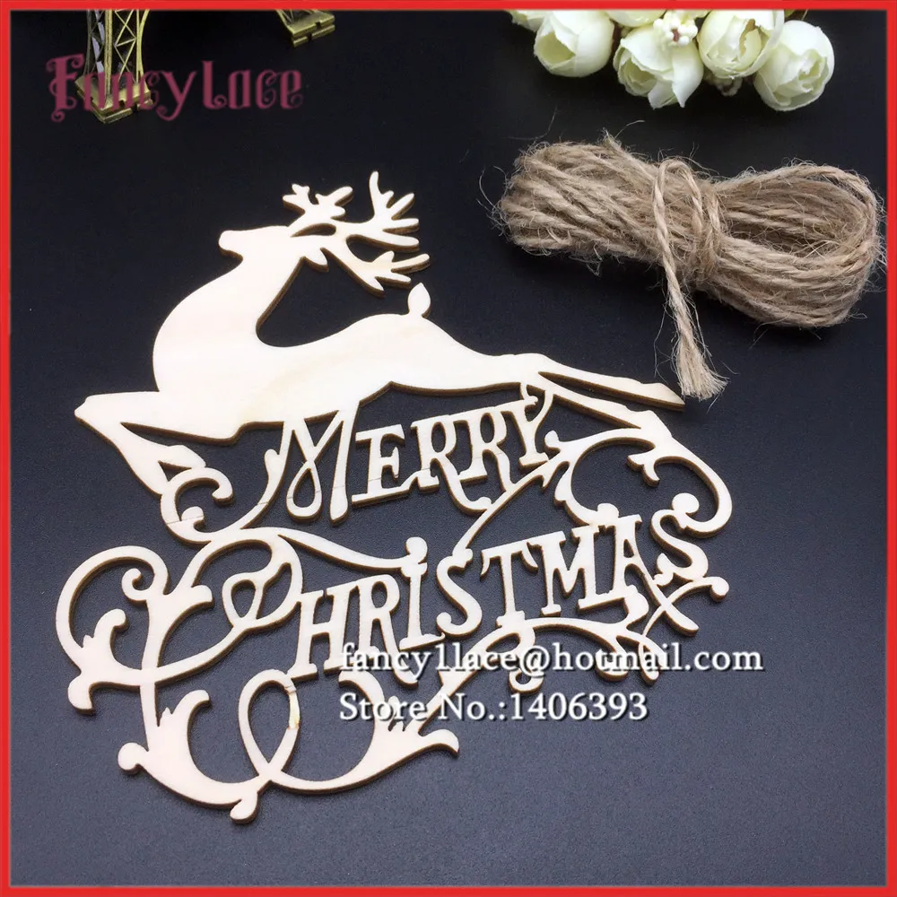 10 шт. деревянные украшения для рождественского оленя|ornament wood|ornaments for christmaswood ornaments
