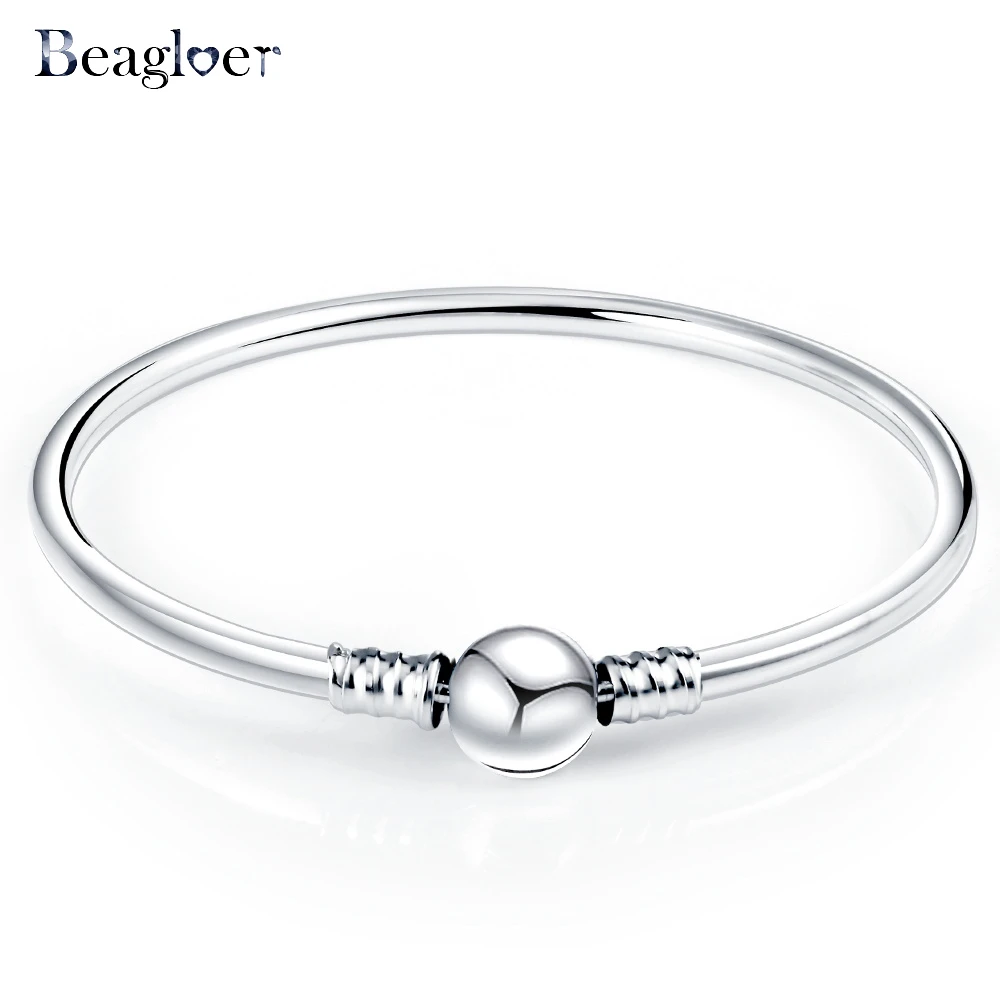Beagloer дропшиппинг Аутентичные 925 пробы Серебристый браслет и роскошные