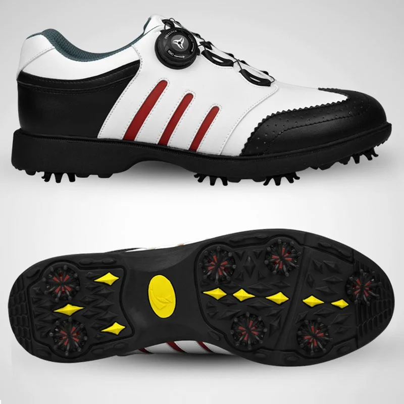 2020 обувь для гольфа мужские из натуральной кожи противоскользящие дышащие