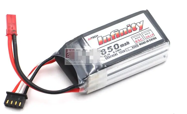 Infinity 2S 3S 7 4 V/11 1 V 850mAh 70C Графен LiPo аккумулятор JST разъем для радиоуправляемой модели